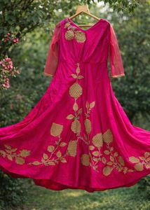 zarkan work Pink  gown