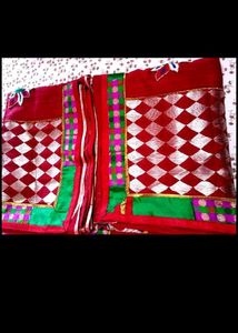 Elegant Red Silk Saree