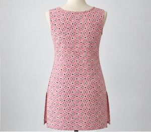 Pink Floral Sleeveless Kurta