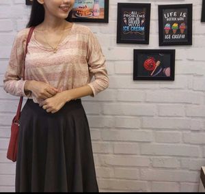 Black Flared Skirt