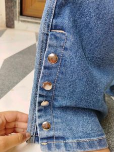 Blue Wide Leg baggyJeans