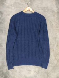Polo Blue Cable Knit Sweater