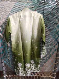 navratri Green Ombre  Kurta