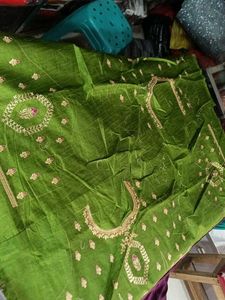 Elegant Purple Embroidered Saree
