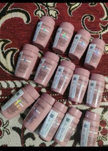 Kerastase Pink Mini Hair Care Bottles