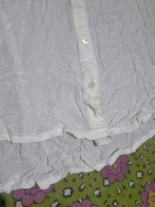 White Collared Button-Down Tunic