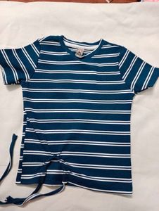 Striped Yellow T-Shirt Size- S, M,L ,Xl