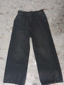 Vintage Wash Black Denim Jeans