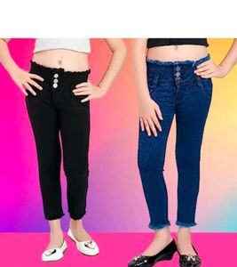 Girls skinny fit denim jeans