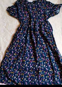 Bella Mama Floral Printed Maternity Dress