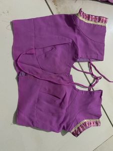 Beautiful Lavender Embroidered Saree