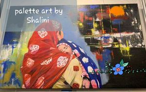 Mother and Child Painting