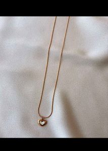 Anti tarnish Gold Heart Necklace combo