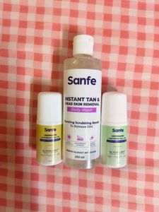 Sanfe Body Wash & Underarm Roll-Ons