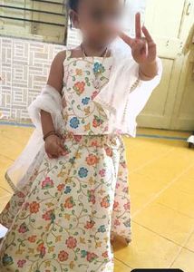 Beautiful Floral Print Dress for Girls