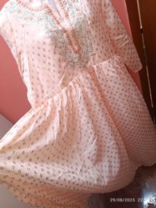 New Unused Branded Xxl Embroidered Kurta/dress