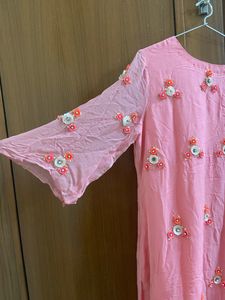 Pink Geogeatte Boutique Piece With Palazzo