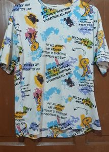Graphic Print Oversized T-Shirt