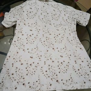 Women White Shirt Floral Print