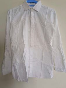 Classic White Button-Up Shirt