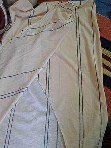 Cream Striped Pants