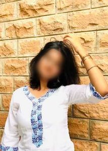 White Kurta Set with Blue Embroidery