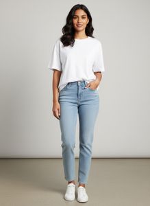 denim faded jeans
