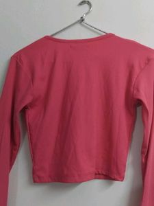 Zara Pink Cropped Top