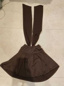 Brown Halter Neck Ruched Tank Top