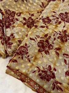 Party Wear Saree With Blouse