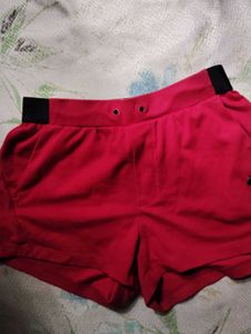 Red Sports Shorts