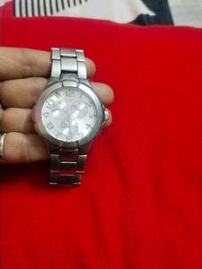 Stylish Silver Analog Watch