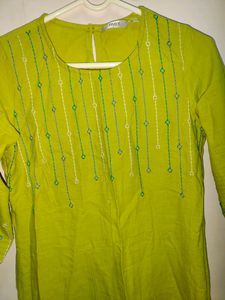 Lime Green Kurti