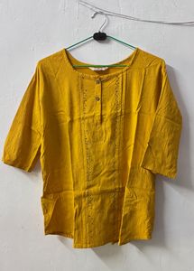 Stylish Yellow Kurta