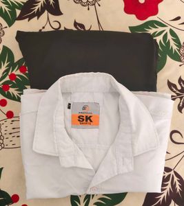 SK Premium White Casual Shirt