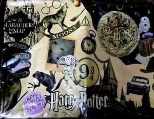 Harry Potter The Marauders Map Canvas Envelope