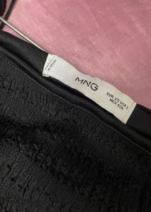 MANGO textured Midi Dress