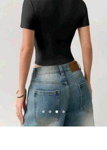 Black Cropped T-Shirt
