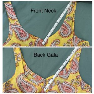 PURE COTTON Yellow Paisley Print Kurta Set