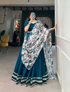 The Vichitra Silk Lehenga Choli