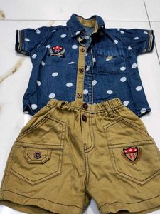 Cute Boys' Denim Shirt
