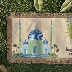 Brand new handpainted Eid mubarak table runn