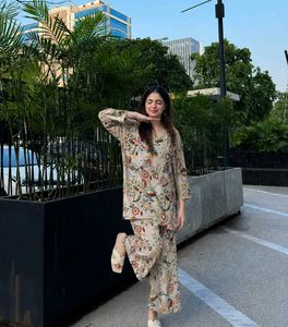 Brand New Floral Printed Kurta Pant Set for Women