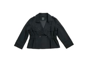 Chic Black Double-Breasted Jacket