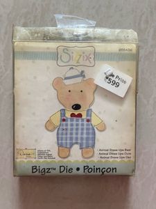 Teddy Bear Die Cast Board - Sizzix