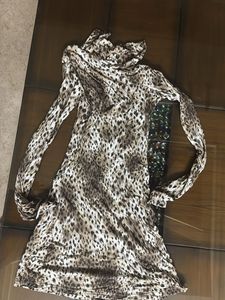 Leopard Print Mini Dress