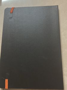 Beautiful Semi hard Hound Orange Pages Notebook