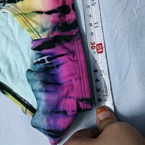🤎 Colorful Tie-Dye Bikini Bottom