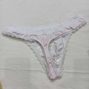 Cute Heart🤎 Print Thong Panty