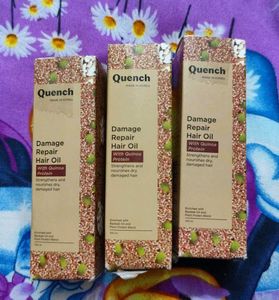 Quench Damage Repair Hair Oil - 3 Pack